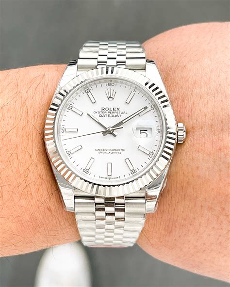 rolex datejust black silver gold|Rolex Datejust 41mm white gold.